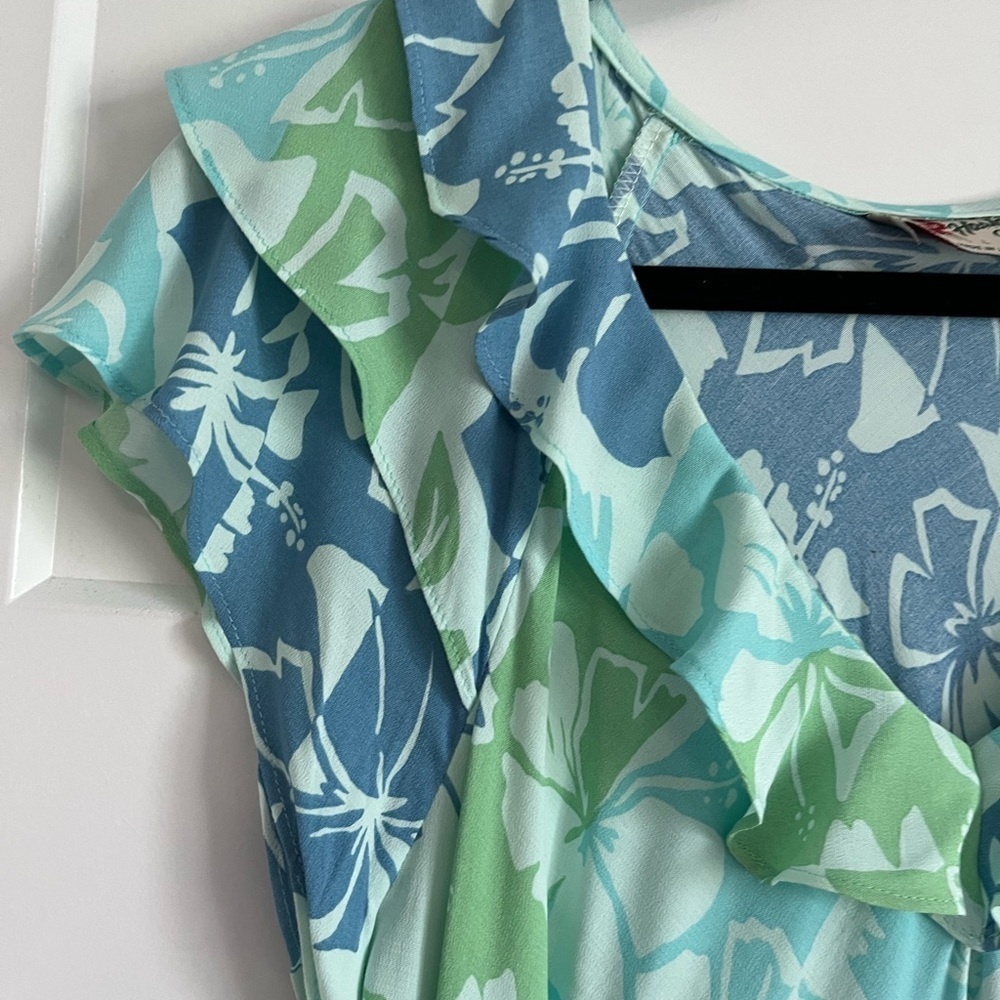 Vintage Hilo Hattie Floral Dress Large - Picture 4 of 15